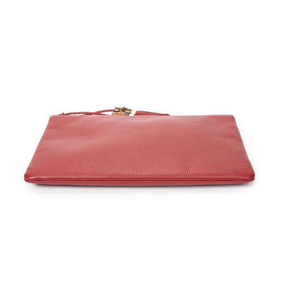Gucci Bamboo Tassel Zip Clutch - Picture 3 of 7